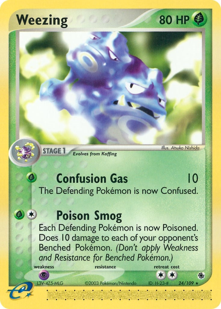 Image for Weezing (Ruby and Sapphire) (24/109) - Pokemon