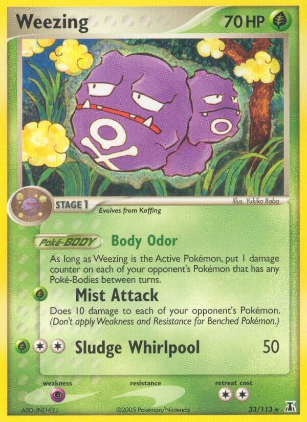 Image for Weezing (Delta Species) (33/113) - Pokemon