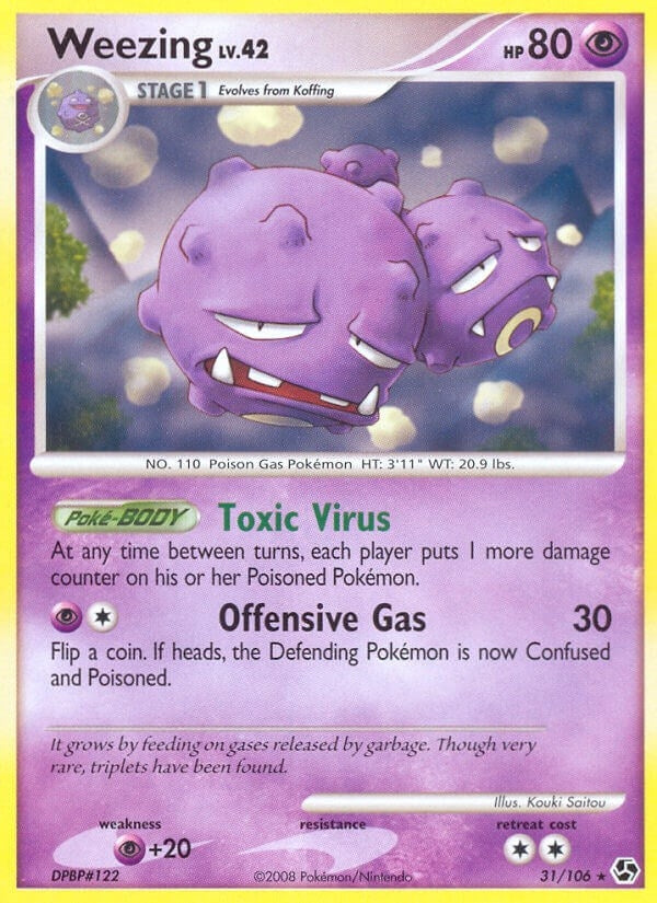 Image for Weezing (Great Encounters) (31/106) - Pokemon