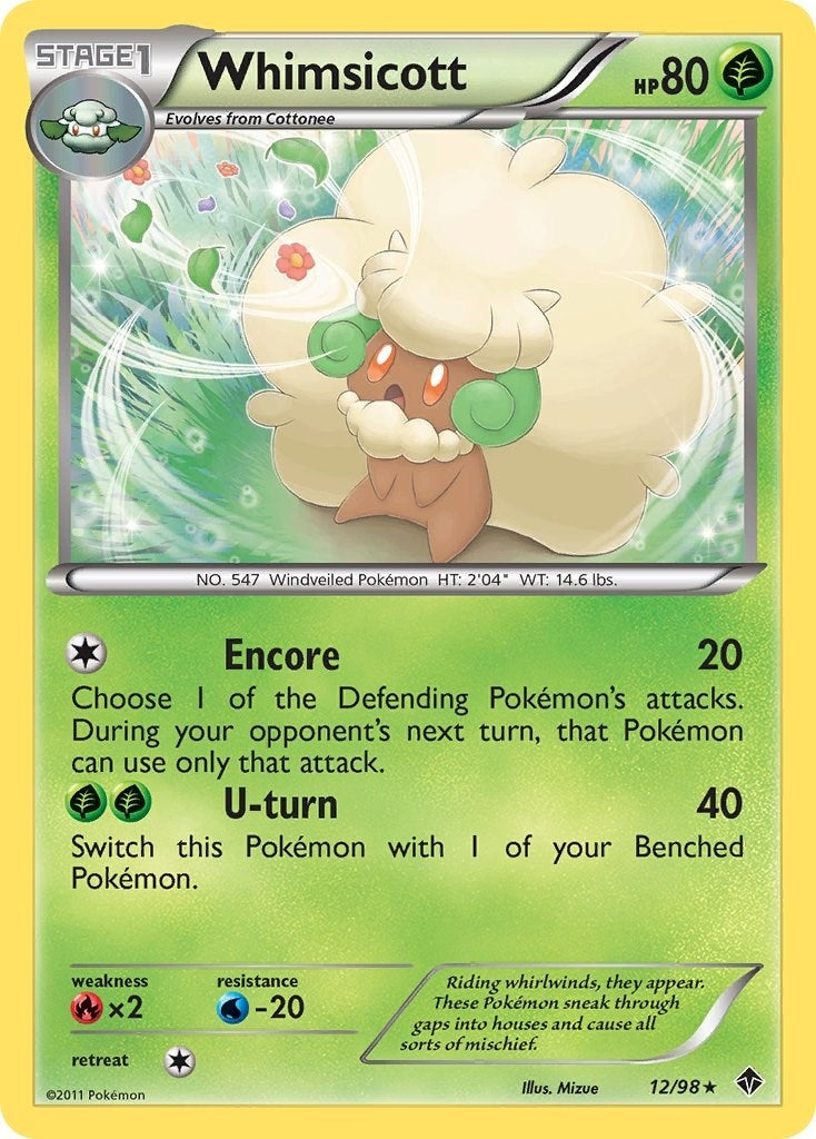 Image for Whimsicott (12) (Emerging Powers) (12/98) - Pokemon