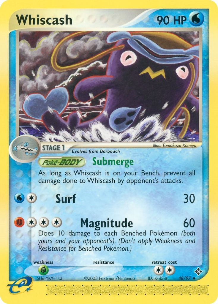Image for Whiscash (Dragon) (48/97) - Pokemon
