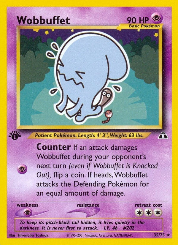 Image for Wobbuffet (35) (Neo Discovery) (35/75) - Pokemon