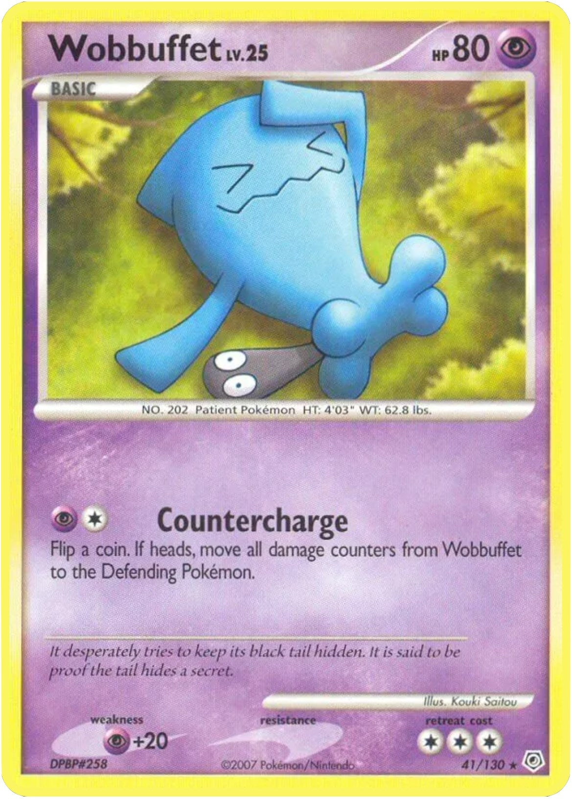 Image for Wobbuffet (Diamond and Pearl) (41/130) - Pokemon