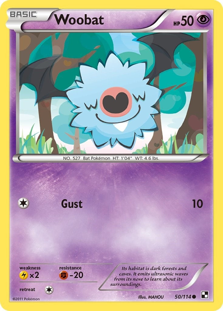 Image for Woobat (Black and White) (50/114) - Pokemon
