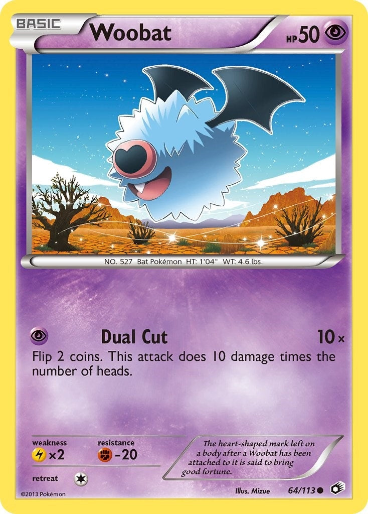 Image for Woobat (Legendary Treasures) (64/113) - Pokemon