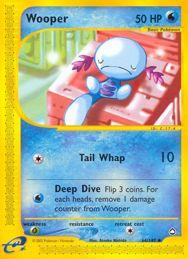 Image for Wooper (66) (Aquapolis) (066/147) - Pokemon