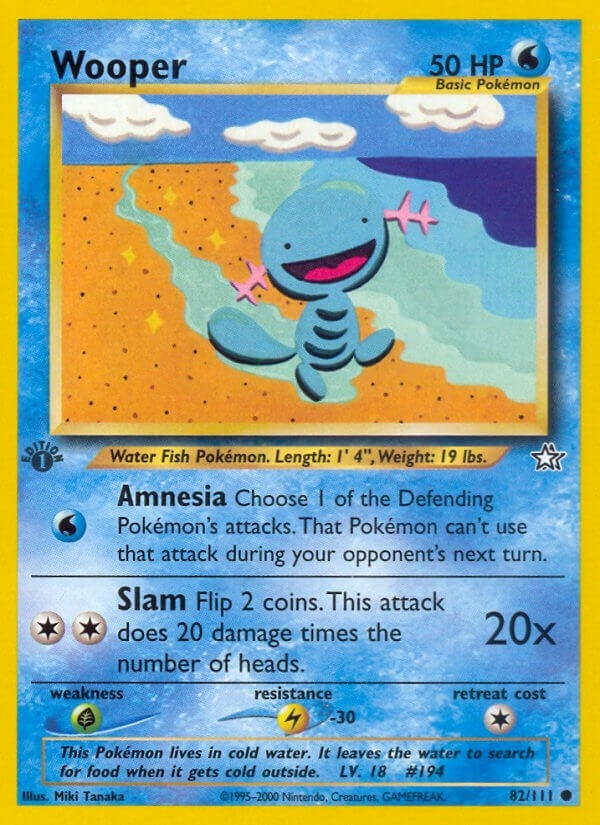 Image for Wooper (Neo Genesis) (082/111) - Pokemon