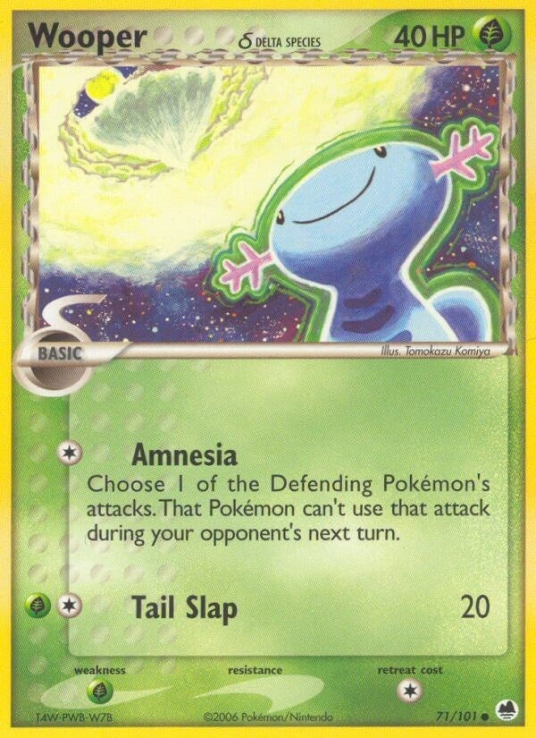 Image for Wooper (Delta Species) (Dragon Frontiers) (71/101) - Pokemon