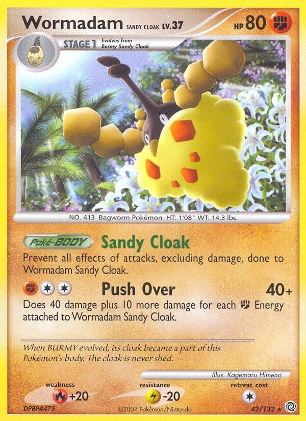 Image for Wormadam Sandy Cloak (Secret Wonders) (42/132) - Pokemon