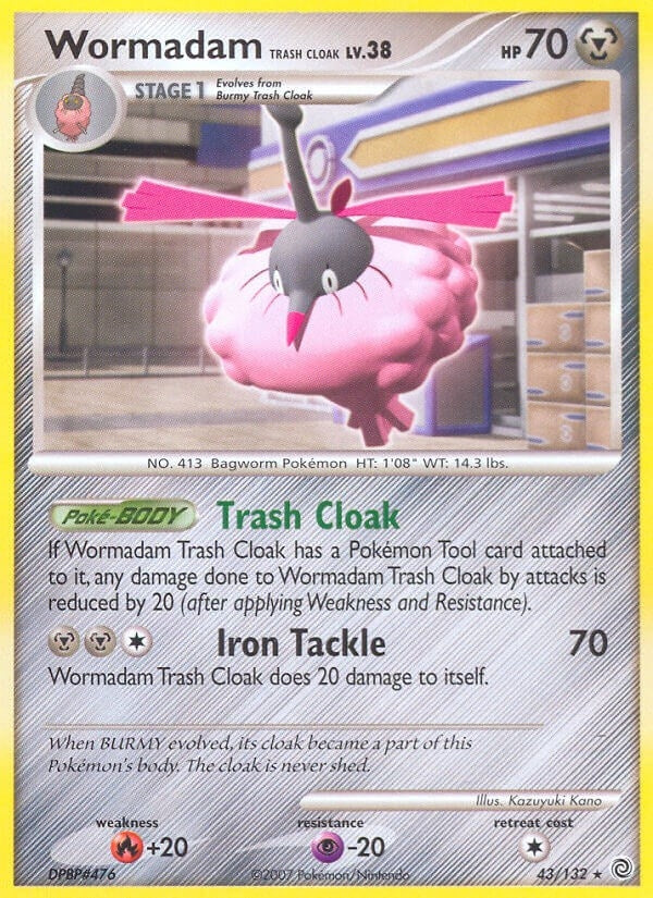 Image for Wormadam Trash Cloak (Secret Wonders) (43/132) - Pokemon