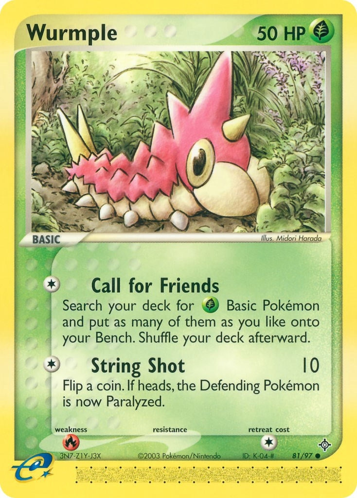 Image for Wurmple (Dragon) (81/97) - Pokemon