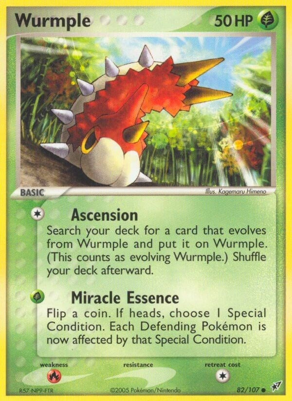 Image for Wurmple (Deoxys) (82/107) - Pokemon