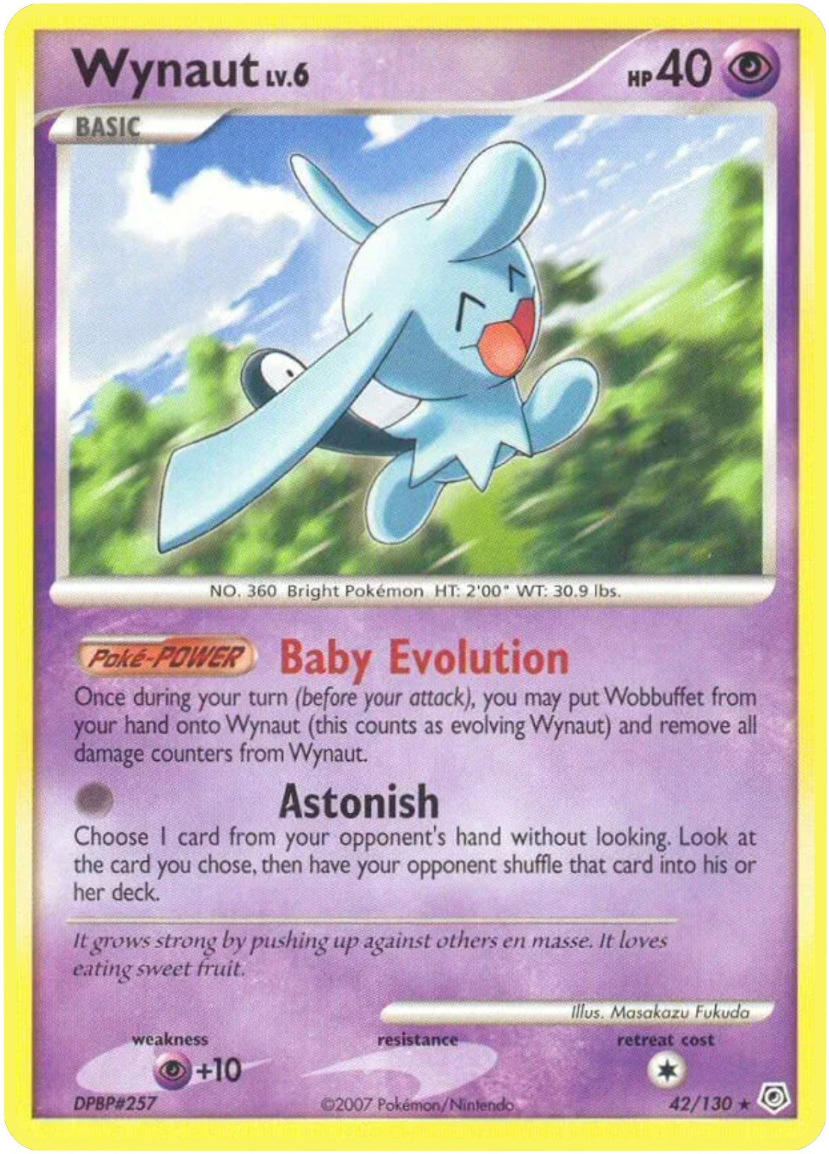 Image for Wynaut (Diamond and Pearl) (42/130) - Pokemon