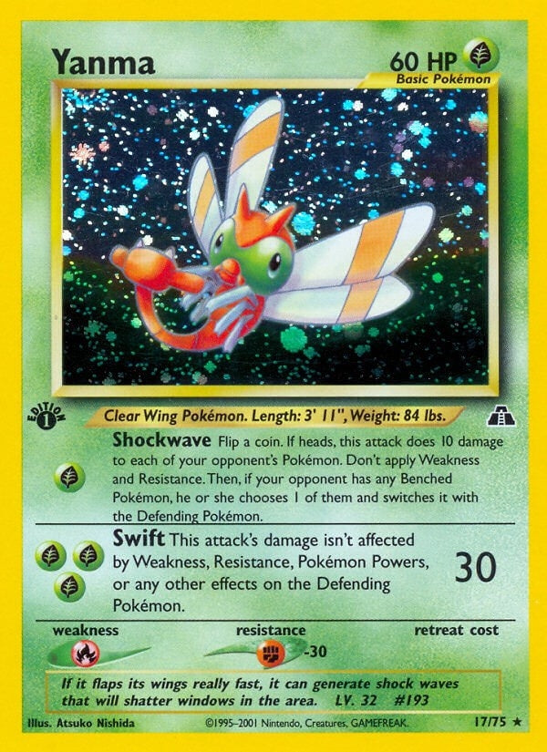 Image for Yanma (17) (Neo Discovery) (17/75) - Pokemon