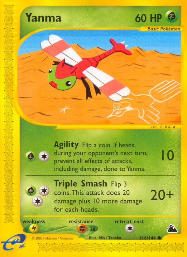 Image for Yanma (Skyridge) (116/144) - Pokemon