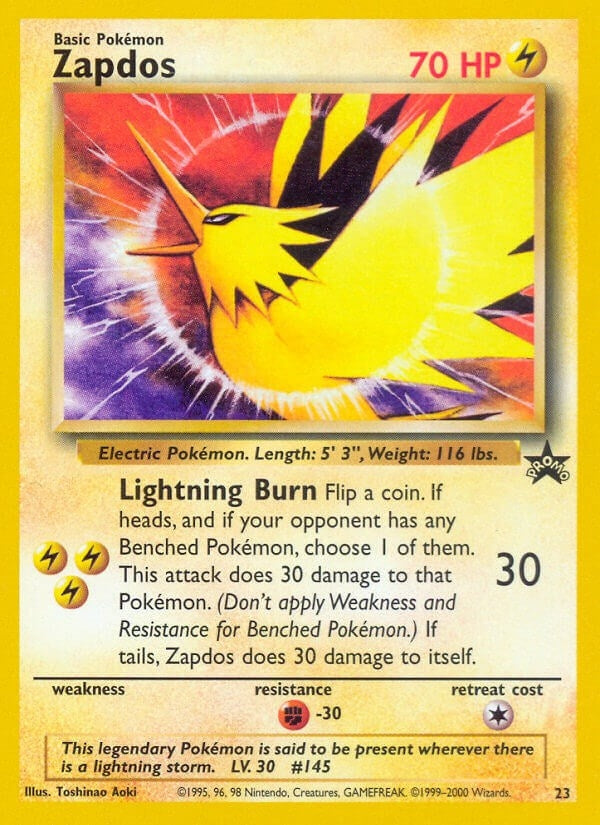 Image for Zapdos (WoTC Promo) (23/53) - Pokemon