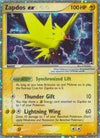 Image for Zapdos ex - 033 (EX Collector's Window Tins) (Nintendo Promos) (033) - Pokemon