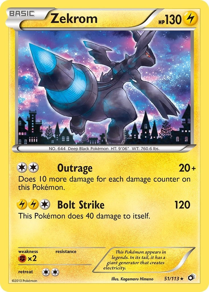 Image for Zekrom (Legendary Treasures) (51/113) - Pokemon