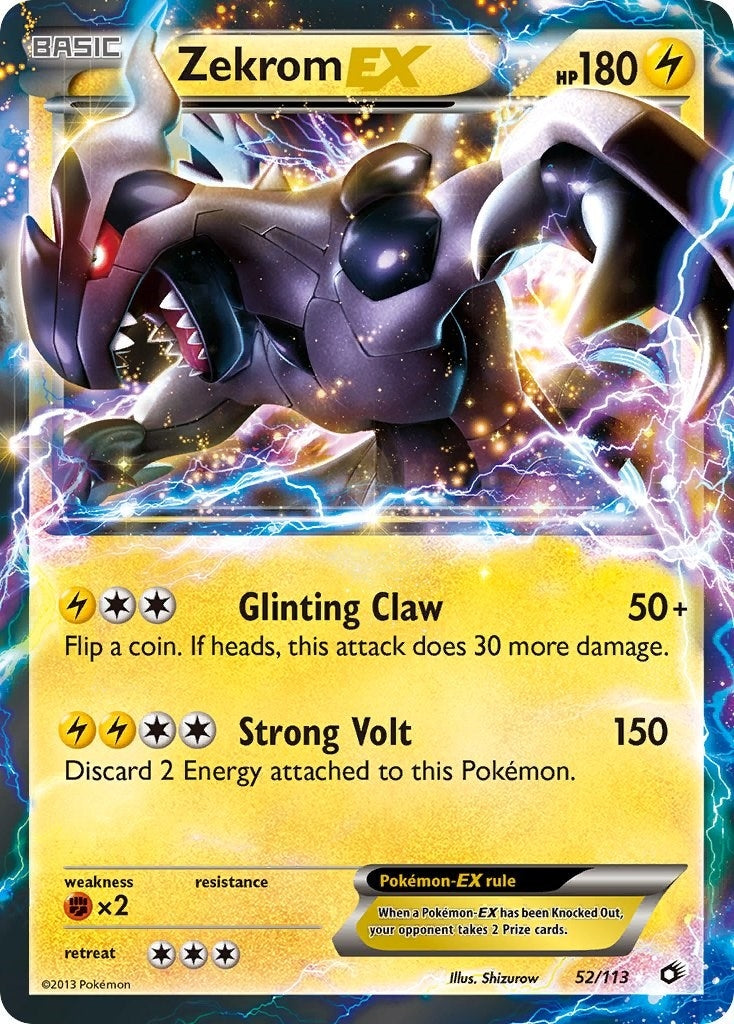 Image for Zekrom EX (Legendary Treasures) (52/113) - Pokemon