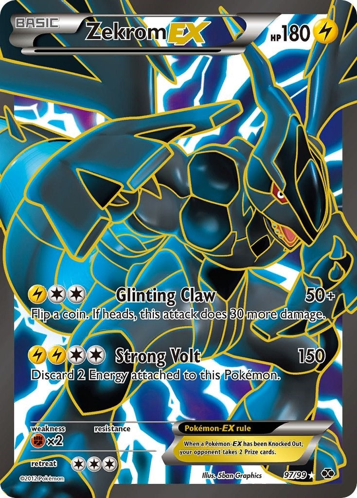 Image for Zekrom EX (97 Full Art) (Next Destinies) (97/99) - Pokemon