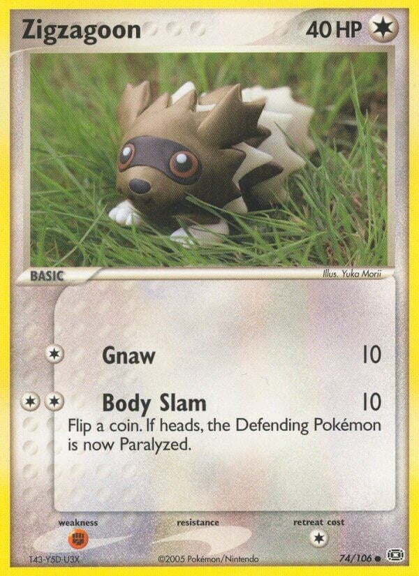 Image for Zigzagoon (Emerald) (74/106) - Pokemon