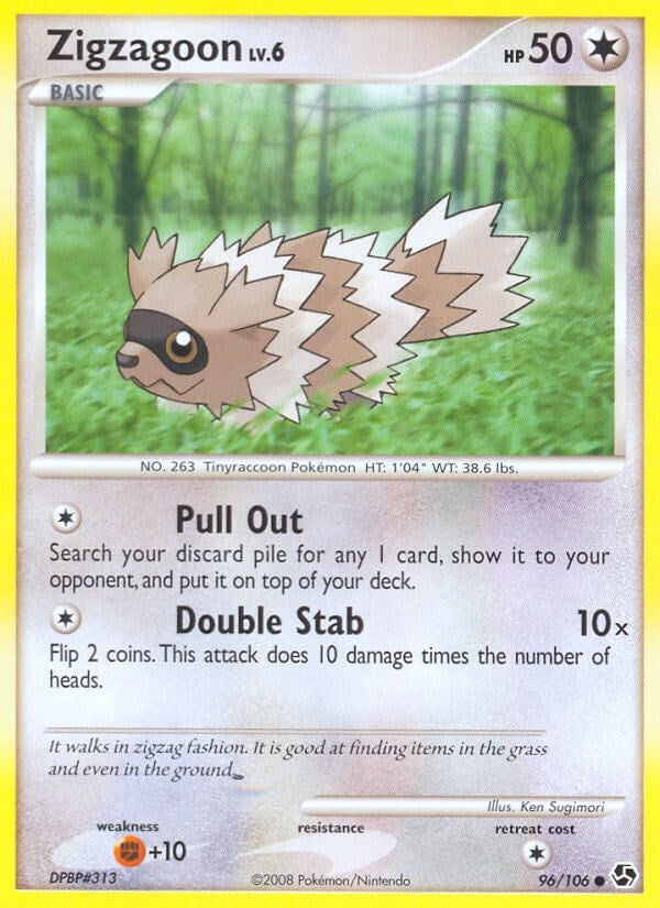 Image for Zigzagoon (Great Encounters) (96/106) - Pokemon