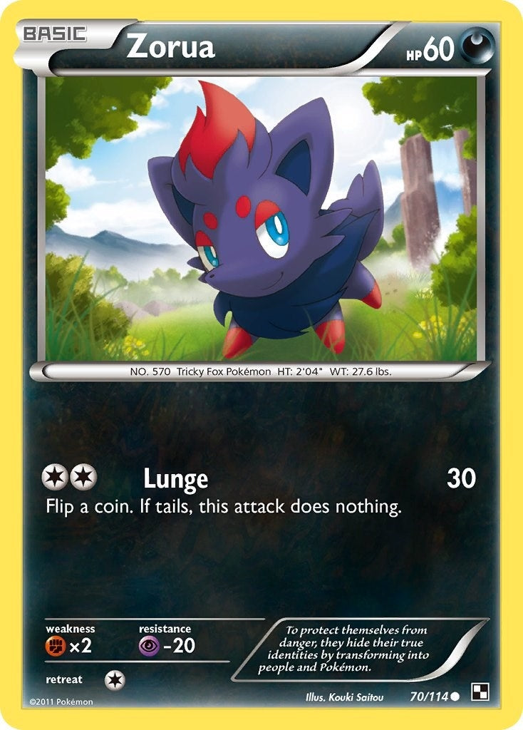 Image for Zorua (Black and White) (70/114) - Pokemon