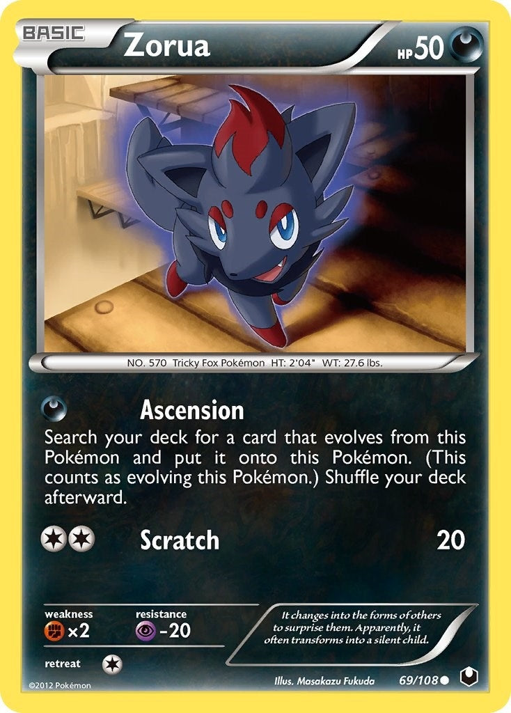 Image for Zorua (69) (Dark Explorers) (69/108) - Pokemon
