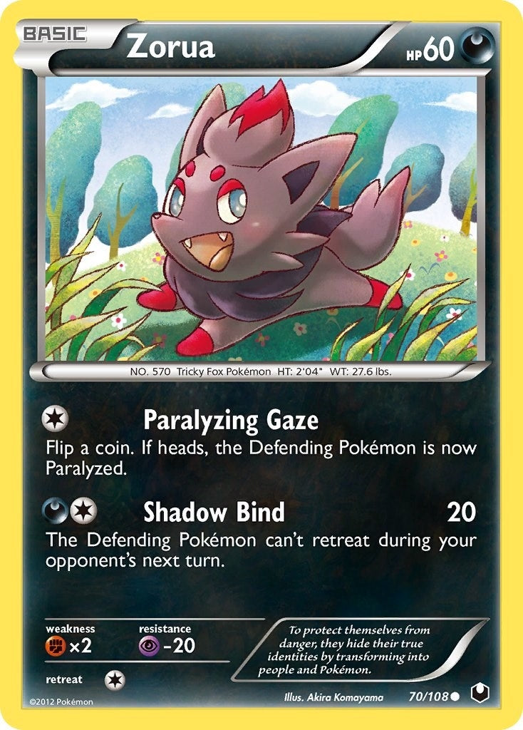 Image for Zorua (70) (Dark Explorers) (70/108) - Pokemon