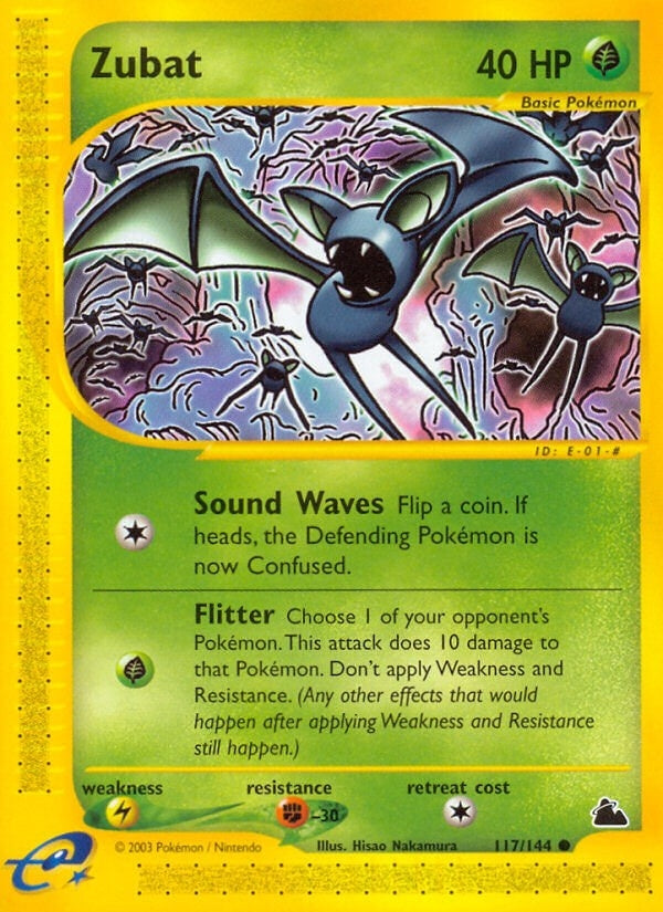 Image for Zubat (117) (Skyridge) (117/144) - Pokemon
