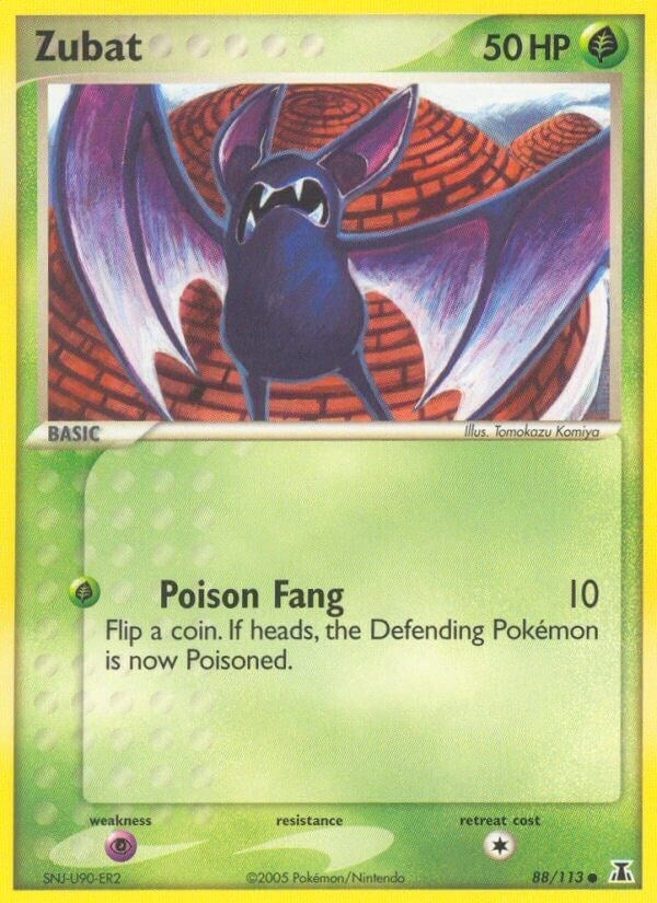 Image for Zubat (Delta Species) (88/113) - Pokemon