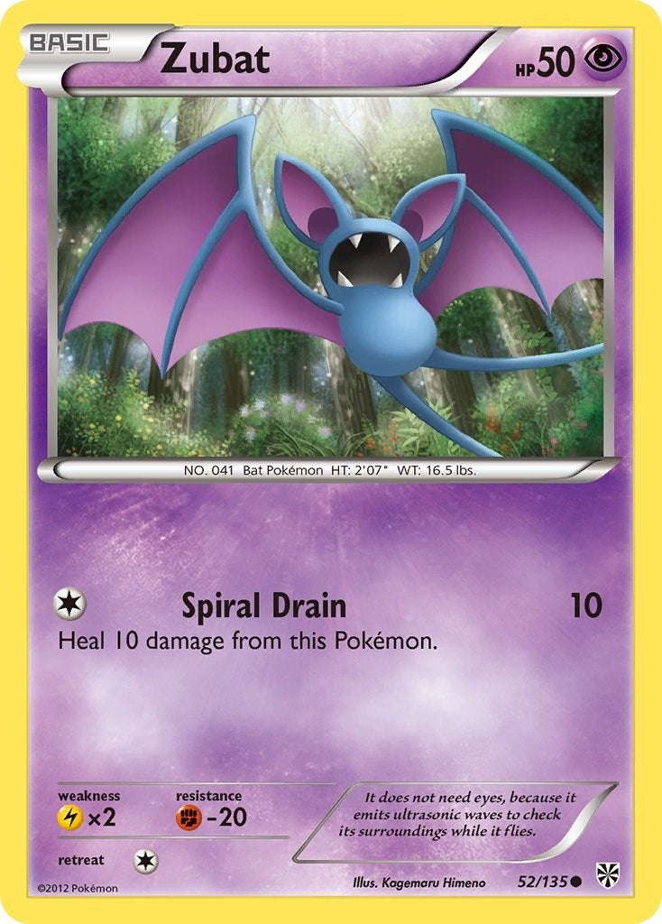 Image for Zubat (52) (Plasma Storm) (52/135) - Pokemon