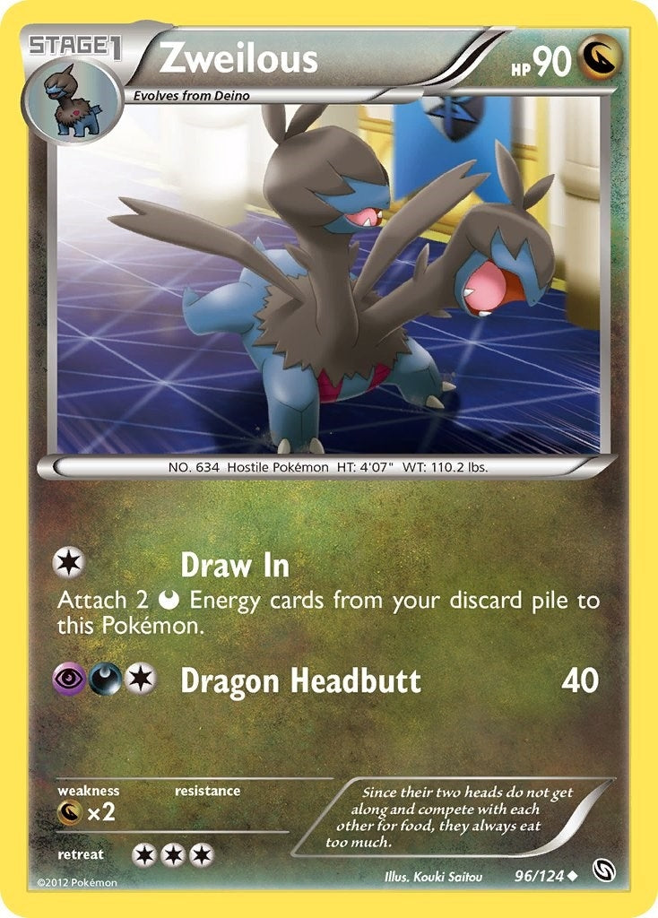 Image for Zweilous (96) (Dragons Exalted) (96/124) - Pokemon