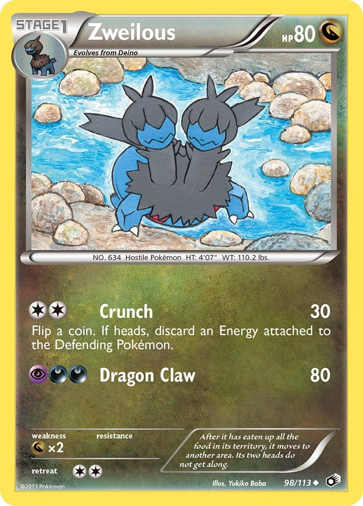 Image for Zweilous (Legendary Treasures) (98/113) - Pokemon