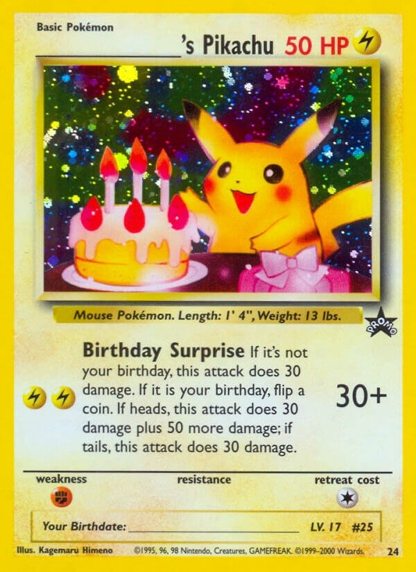 Image for ______'s Pikachu (WoTC Promo) (24/53) - Pokemon