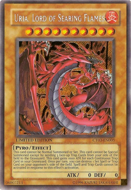 Image for Uria, Lord of Searing Flames (2006 Collectors Tin) (CT03-EN005) - YuGiOh