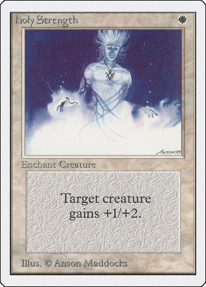 Image for Holy Strength (Unlimited Edition) - Magic: The Gathering