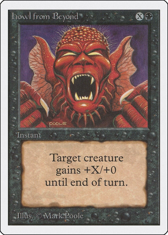 Image for Howl from Beyond (Unlimited Edition) - Magic: The Gathering