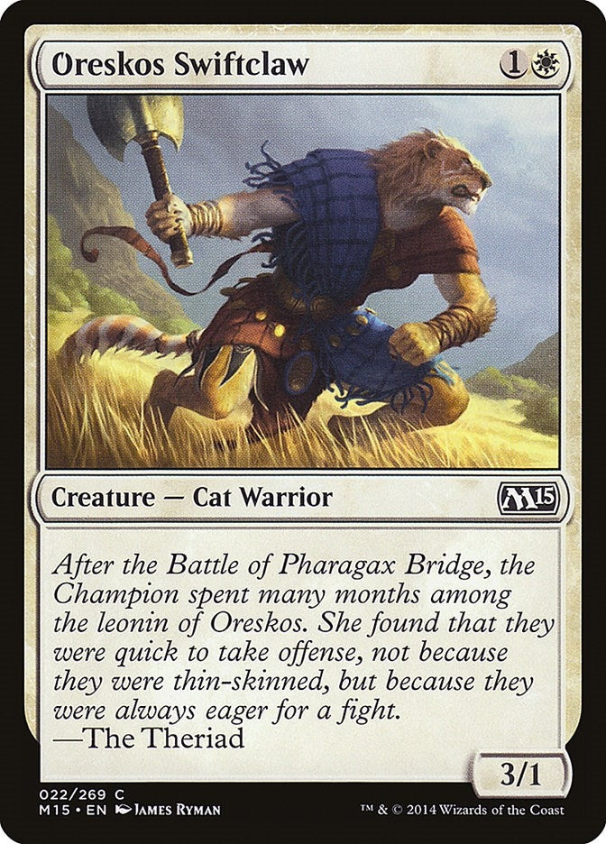 Image for Oreskos Swiftclaw (Magic 2015 (M15)) (22) - Magic: The Gathering