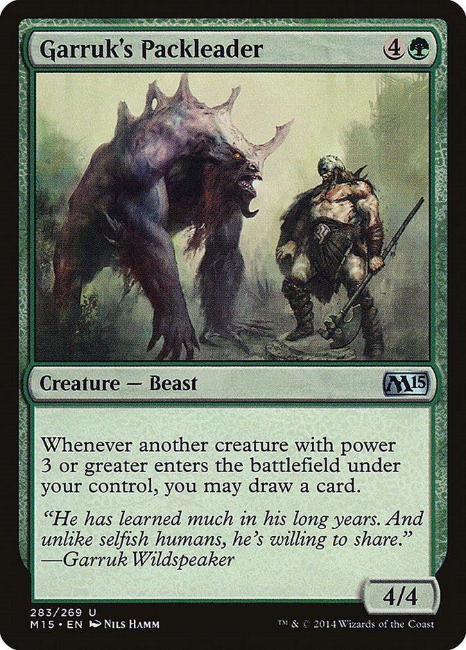 Image for Garruk's Packleader (Magic 2015 (M15)) (283) - Magic: The Gathering