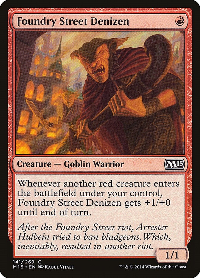 Image for Foundry Street Denizen (Magic 2015 (M15)) (141) - Magic: The Gathering
