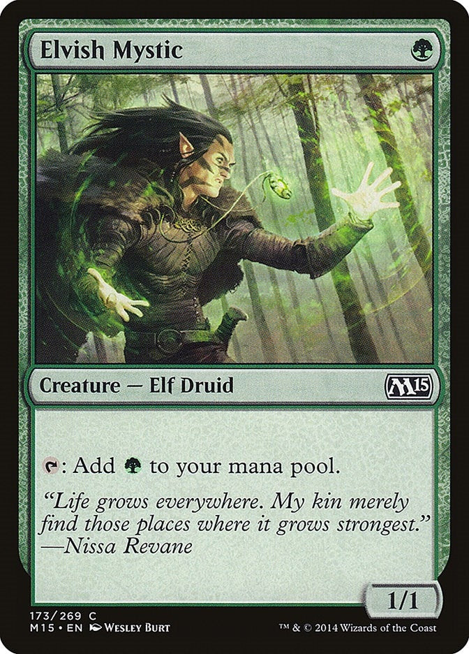 Image for Elvish Mystic (Magic 2015 (M15)) (173) - Magic: The Gathering