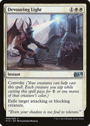 Image for Devouring Light (Magic 2015 (M15)) (9) - Magic: The Gathering