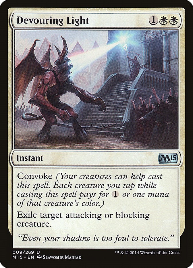 Image for Devouring Light (Magic 2015 (M15)) (9) - Magic: The Gathering