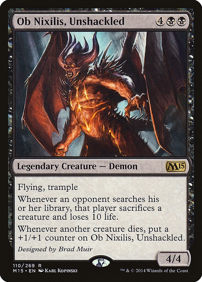 Image for Ob Nixilis, Unshackled (Magic 2015 (M15)) (110) - Magic: The Gathering