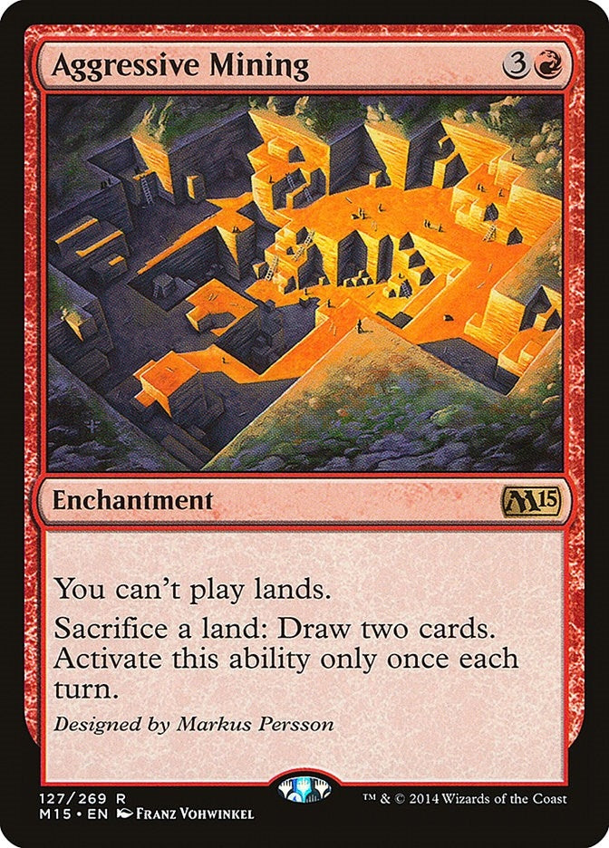 Image for Aggressive Mining (Magic 2015 (M15)) (127) - Magic: The Gathering