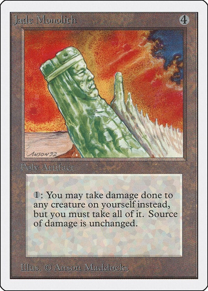 Image for Jade Monolith (Unlimited Edition) - Magic: The Gathering