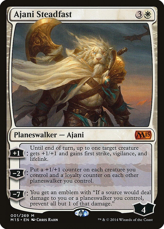 Image for Ajani Steadfast (Magic 2015 (M15)) (1) - Magic: The Gathering
