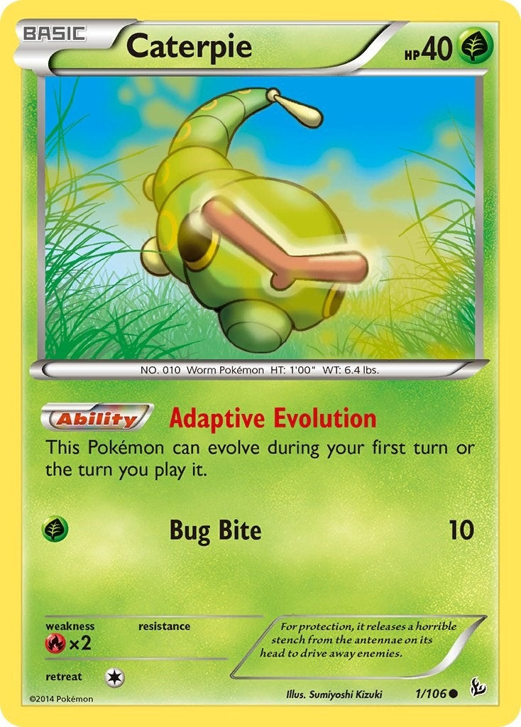 Image for Caterpie (XY - Flashfire) (1/106) - Pokemon