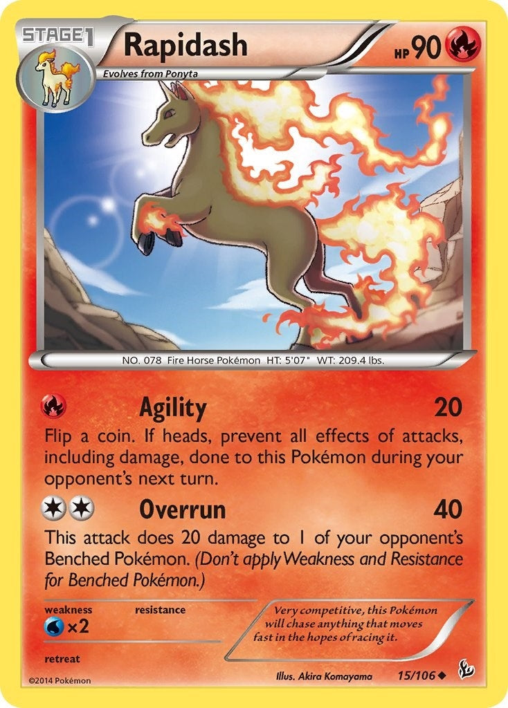 Image for Rapidash (XY - Flashfire) (15/106) - Pokemon